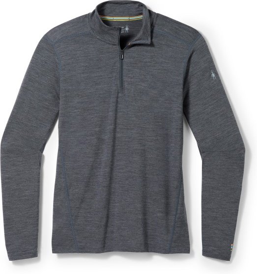 Thumbnail - Smartwool - Classic All-Season Merino Base Layer 1/4 Zip Boxed - Merinounterwäsche Gr XXL blau