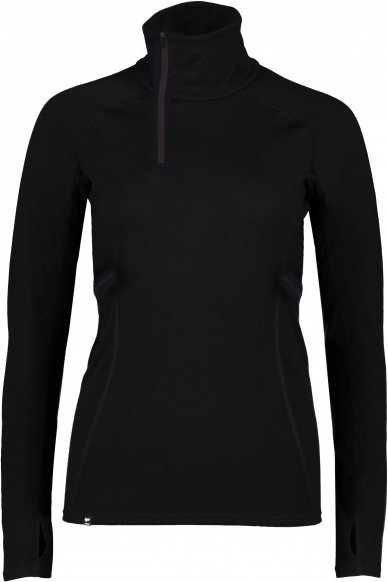 Thumbnail - Mons Royale - Women's Olympus Half Zip - Merinounterwäsche Gr XL schwarz
