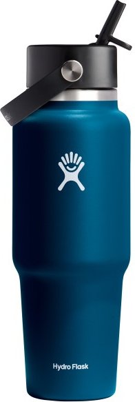 Thumbnail - Hydro Flask - Wide Flex Straw Travel Bottle - Trinkflasche Gr 946 ml blau