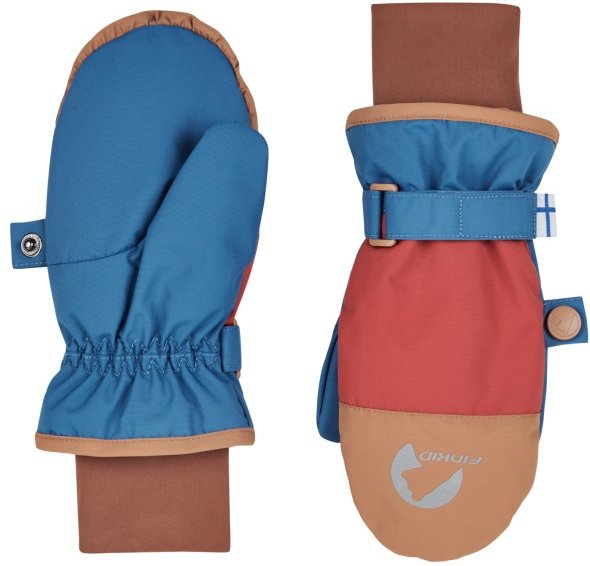 Thumbnail - Finkid - Kid's Kirjava - Handschuhe Gr M blau