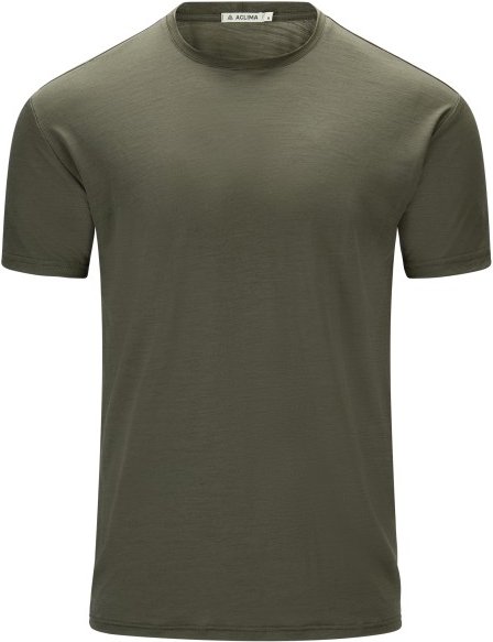Aclima - Lightwool Classic Tee - Merinoshirt Gr L braun/oliv