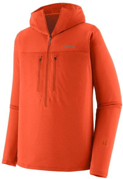 Patagonia - R1 Ultralight Hoody - Fleecepullover Gr S orange