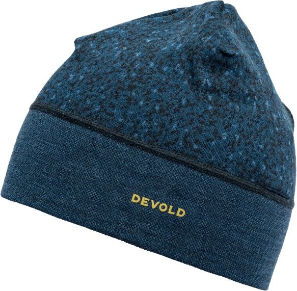 Devold - Kvitegga Merino 230 Beanie - Mütze Gr 58 blau