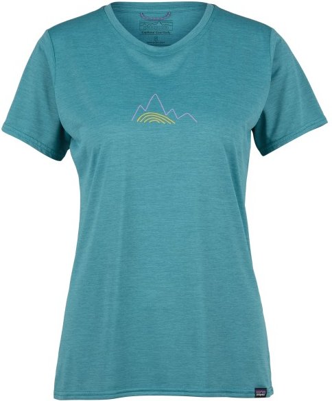 Patagonia - Women's Cap Cool Daily Graphic Shirt Lands - Funktionsshirt Gr XL türkis