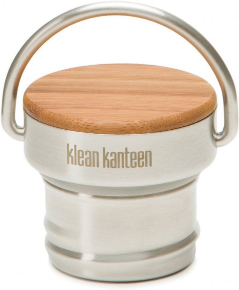 Klean Kanteen - Bamboo Cap - Verschlusskappe brushed stainless