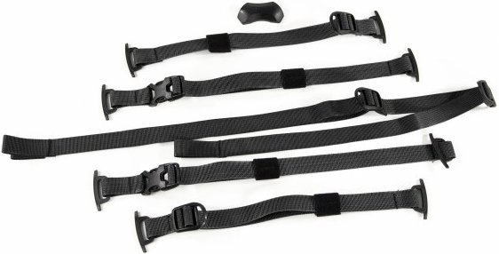Ortlieb - Compression-Straps Atrack - Kompressionsgurt Gr One Size schwarz