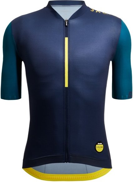 Thumbnail - Santini - Le Maillot Jaune Jersey - Radtrikot Gr M blau