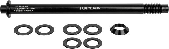 Topeak - Zi:RAK Thru-Axle 12 x 1,75 mm - Steckachse Gr 12 x 1,75 mm
