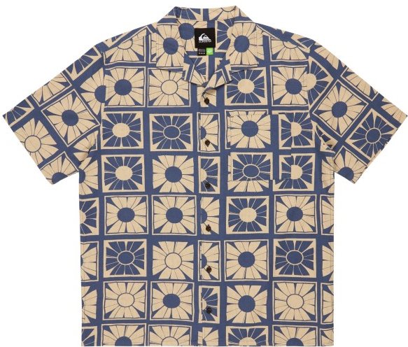 Quiksilver - Schank S/S Shirt - Hemd Gr S grau