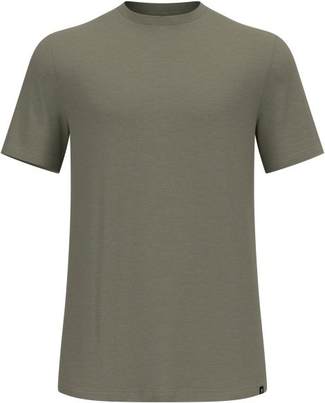 Odlo - Merino Tencel Plain T-Shirt Crew Neck S/S - Merinoshirt Gr L vetiver melange