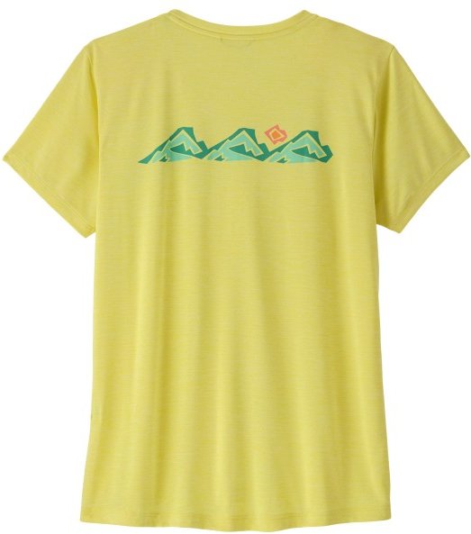 Patagonia - Women's Cap Cool Daily Shirt Trailcheck - Funktionsshirt Gr L gelb