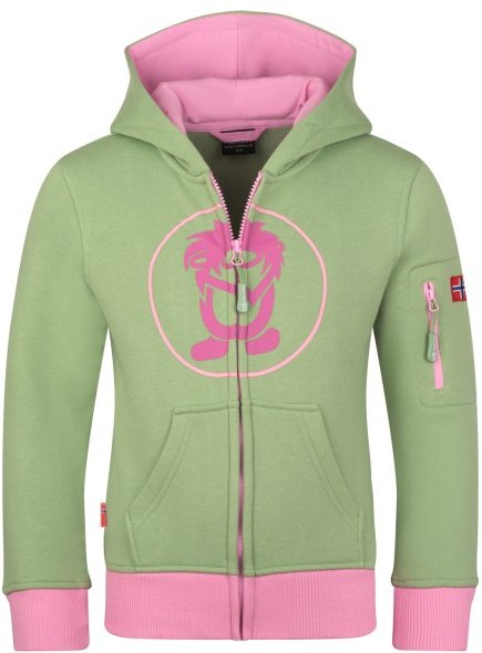 Trollkids - Kids Sortland Jacket - Hoodie Gr 98 grün