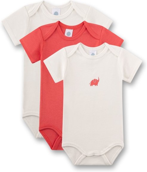 Sanetta - Kid's Set Body 325029 3-Pack - Alltagsunterwäsche Gr 74 weiß