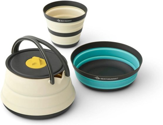 Sea to Summit - Frontier Ultralight Collapsible Kettle Cook Set - Topf Gr 1 Person - 3 Pieces