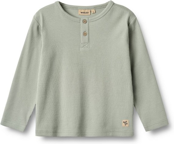 WHEAT - Kid's T-Shirt L/S Morris - Longsleeve Gr 140 grau