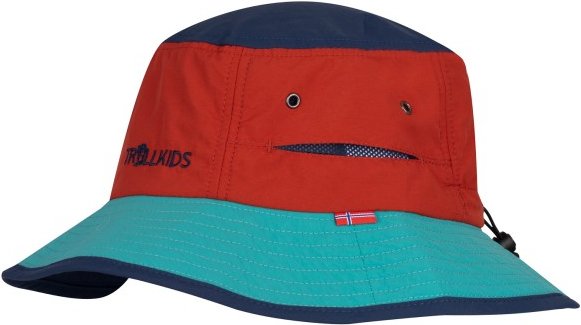 Trollkids - Kids Trollfjord Hat - Hut Gr 48-52 cm rot