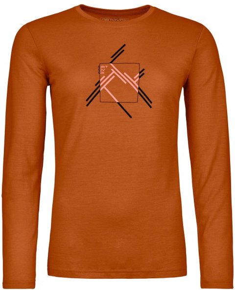Ortovox - Women's 185 Merino Mountain Cutout L/S - Merinoshirt Gr XS rot