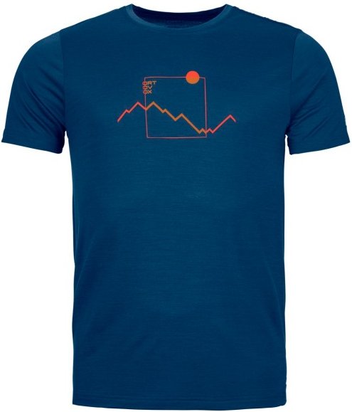 Ortovox - 150 Cool Peak Focus T-Shirt - Merinoshirt Gr XXL deep ocean