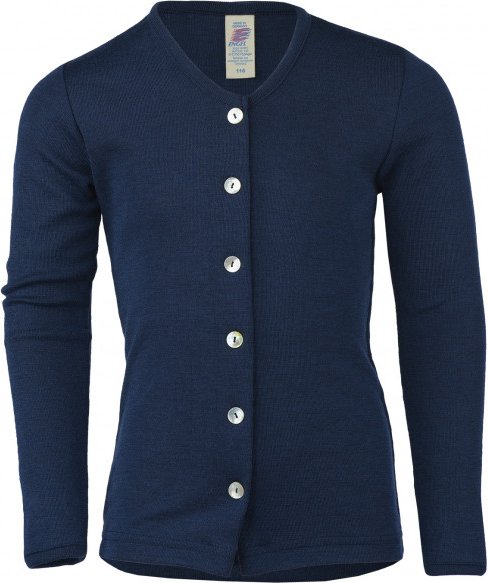 Engel - Kinder Cardigan - Wolljacke Gr 152 blau