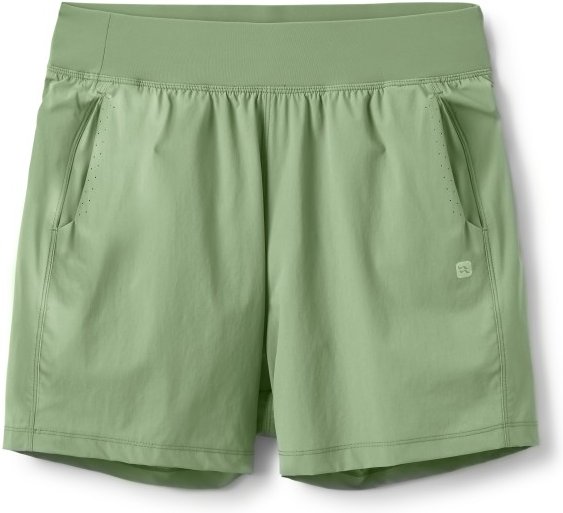 Rab - Women's Momentum Shorts - Shorts Gr 44 - Inseam: 6'' grün