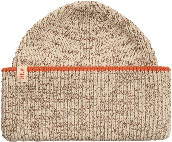 Revolution - Beanie with Big Fold Up - Mütze Gr One Size beige