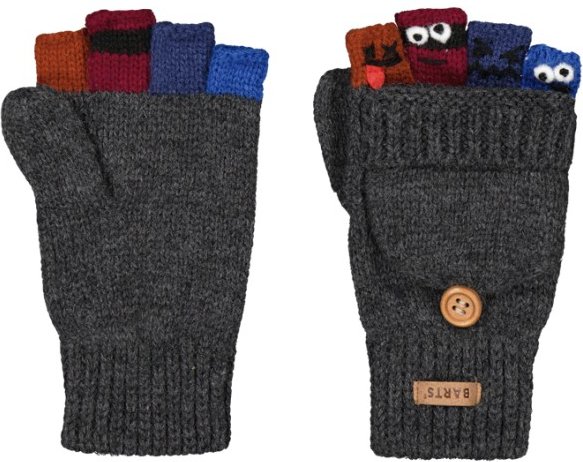 Barts - Kid's Puppeteer Bumgloves - Handschuhe Gr 4 schwarz