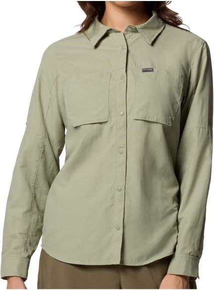 Thumbnail - Columbia - Women's Skien Valley L/S Shirt - Hemd Gr M oliv