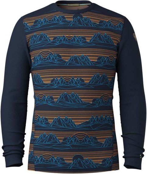 Thumbnail - Smartwool - Merino 250 Baselayer Crew Boxed - Merinounterwäsche Gr M blau