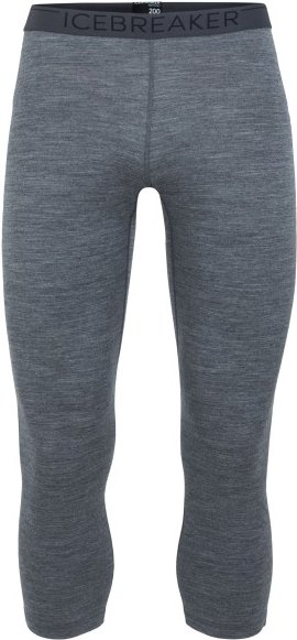 Thumbnail - Icebreaker - 200 Oasis Legless - Lange Unterhose Gr XL grau/blau