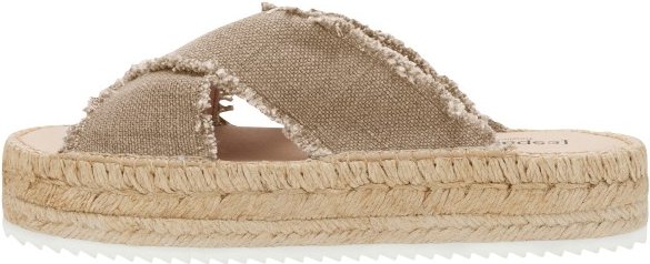 Espadrij - Women's Croisette Linen - Sandalen Gr 37 beige