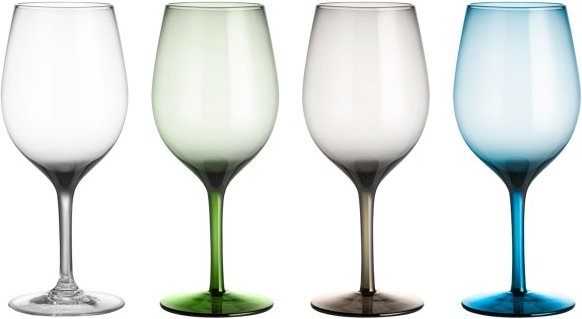 Brunner - Set 4 Wineglass for ONDA/JAZZ Gr 4 Pieces weiß