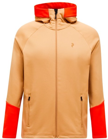 Peak Performance - Rider Essentials Zip Hood - Fleecejacke Gr XL orange