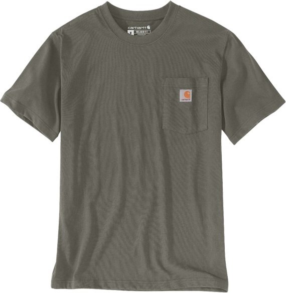 Carhartt - K87 Pocket S/S - T-Shirt Gr M grau