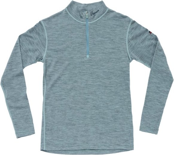 Devold - Women's Breeze Merino 150 Zip Neck - Merinounterwäsche Gr M türkis
