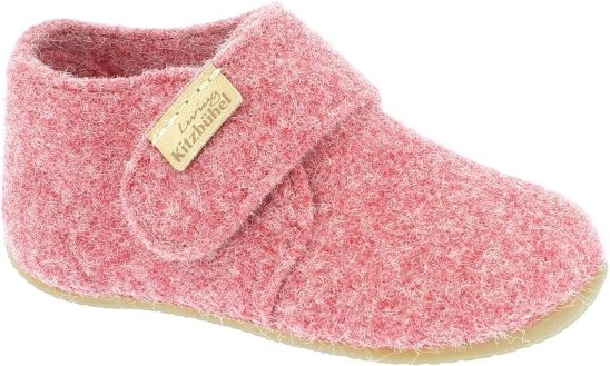 Living Kitzbühel - Babyklettschuh Filz - Hüttenschuhe Gr 28 rosa