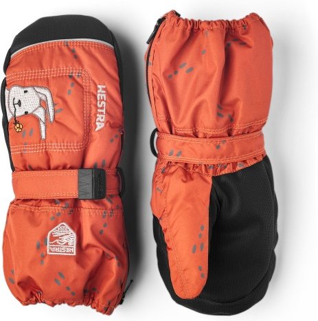 Hestra - Baby Zip Long Mitt - Handschuhe Gr 5 rot