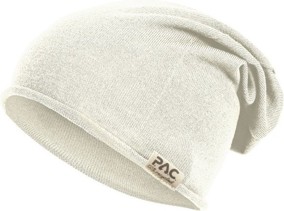 P.A.C. - Nature Merin 100% Recycled Merino Beanie - Mütze Gr One Size beige/weiß
