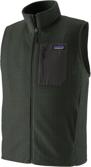 Patagonia - R1 Air Vest - Fleeceweste Gr S schwarz/grau
