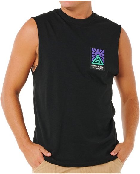 Rip Curl - Search Dawn Muscle - Tank Top Gr L schwarz