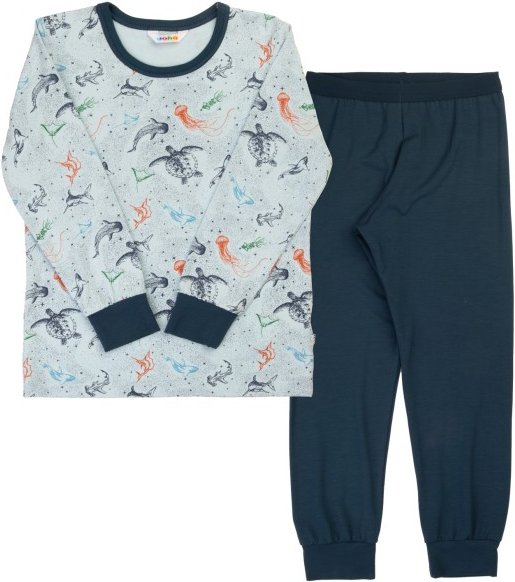 Joha - Boy's Pyjamas - Alltagsunterwäsche Gr 140 blau/grau