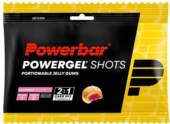 PowerBar - PowerGel Shots Raspberry II - Energiegel Gr 60 g raspberry