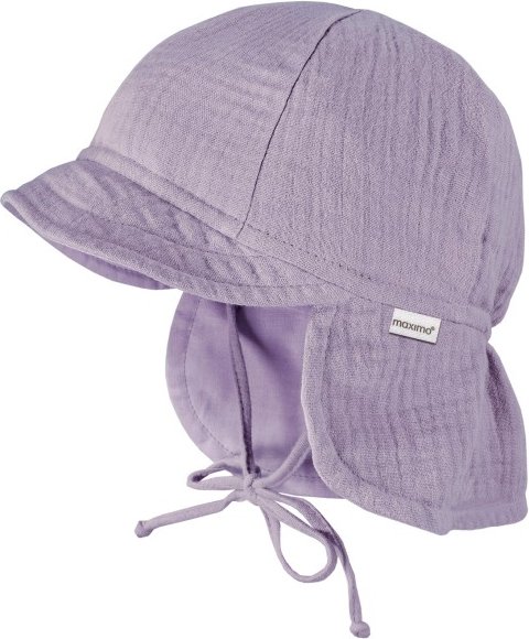 Thumbnail - maximo - Kid's Mini Schildmütze Musselin - Cap Gr 47 cm lila/rosa