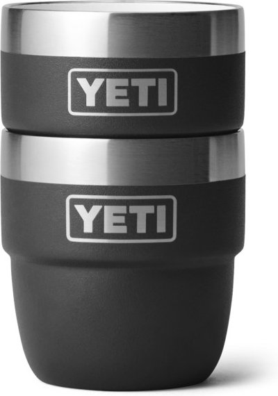 Yeti Coolers - Rambler Cup 2-Pack - Isolierbecher Gr 118 ml grau/schwarz