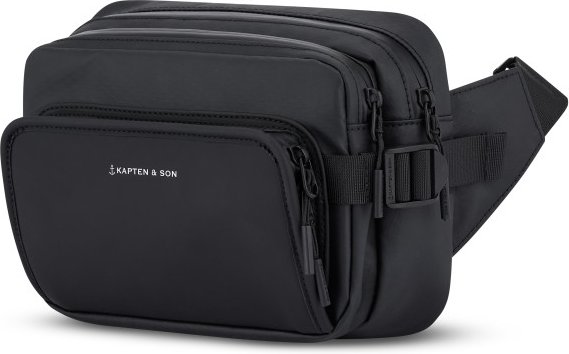 Thumbnail - Kapten & Son - Lisbon Crossbody - Hüfttasche schwarz/grau