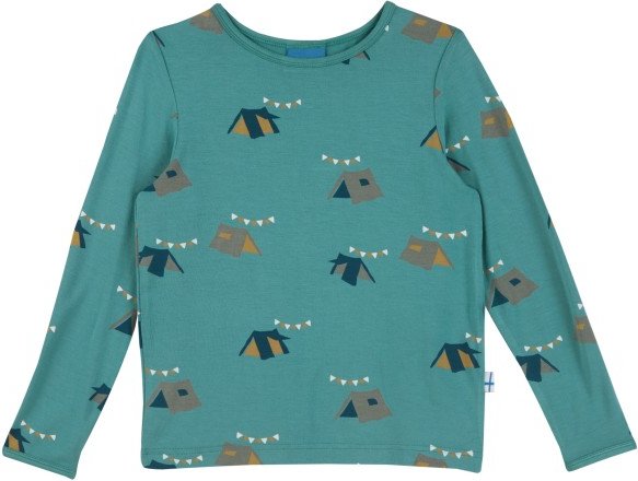 Finkid - Kid's Juhannus Sun - Longsleeve Gr 140/150 türkis