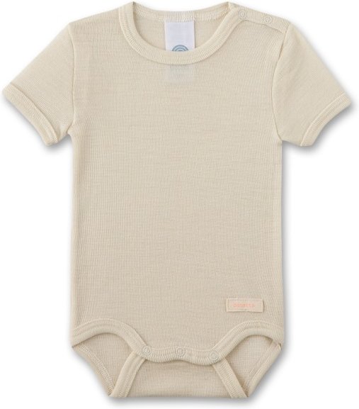 Sanetta - Kid's Wool Body S/S - Merinounterwäsche Gr 68/74 beige