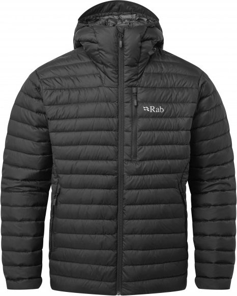 Thumbnail - Rab - Microlight Alpine Jacket - Daunenjacke Gr XL schwarz/grau