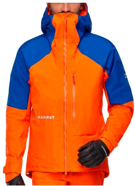 Thumbnail - Mammut - Eiger Nordwand Advanced Hardshell Hooded Jacket - Regenjacke Gr S orange