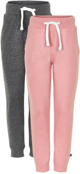 Minymo - Kid's Basic 37 Sweat Pants (2-Pack) - Trainingshose Gr 86 rosa