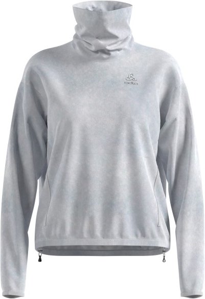 Thumbnail - Odlo - Women's Mid Layer Descent Pow - Laufshirt Gr L grau